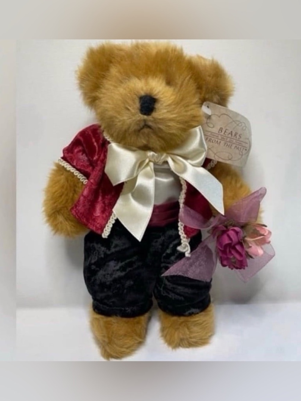 Vintage Russ Berrie Bears From The Past Romeo 10" Stuffed Teddy Bears Plush gift
